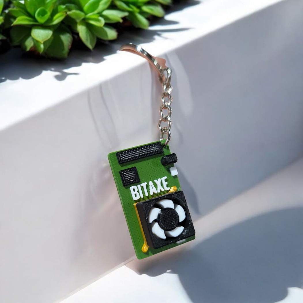 Bitaxe Mini Board Key Chain